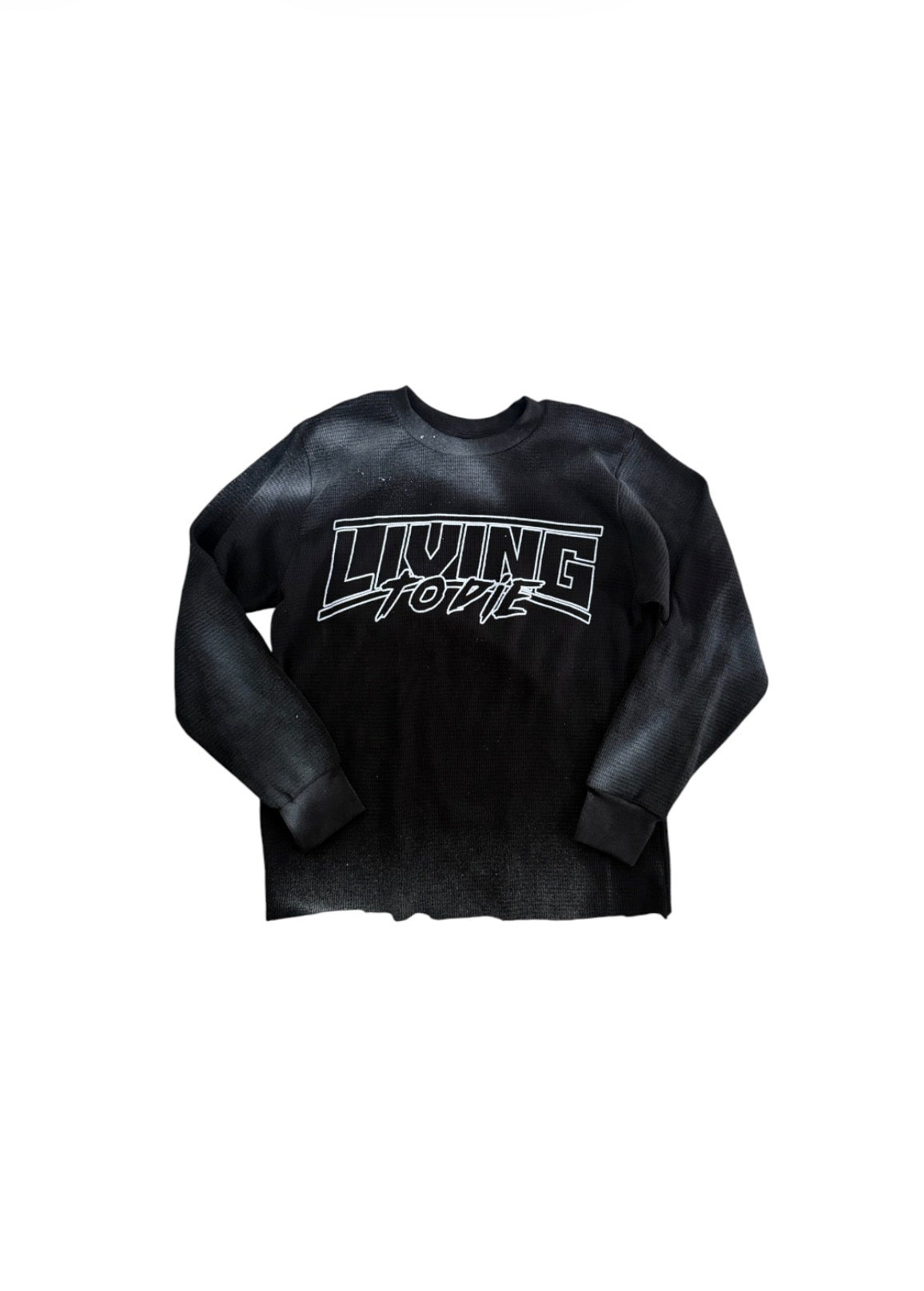 CIALDA DTF WAFFLE LONG SLEEVE (CHARCOAL)