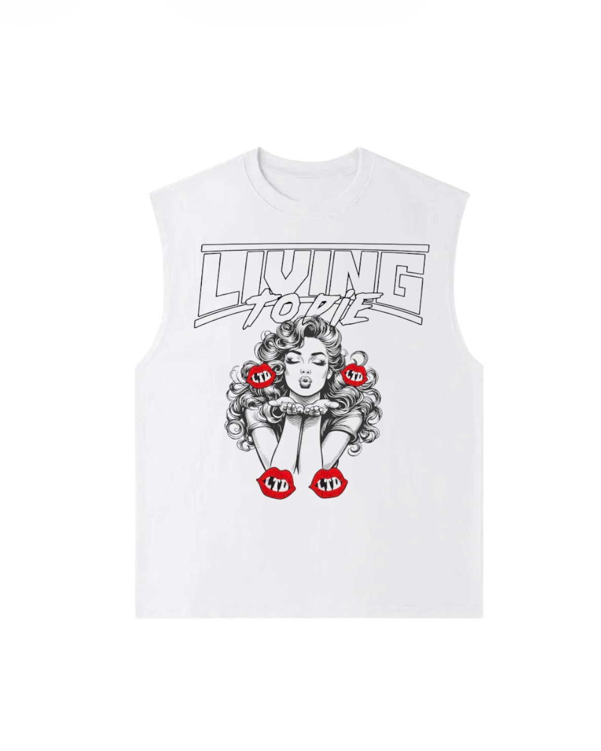 EVOLUTION SEASON 2 KISS ME CUT OFF TEE