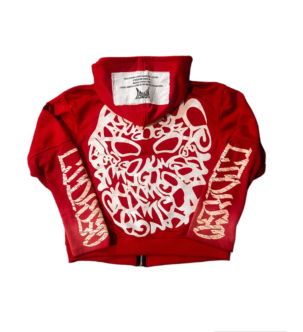 LTD X KANGO THERMAL ZIP UP ( SCARLET)