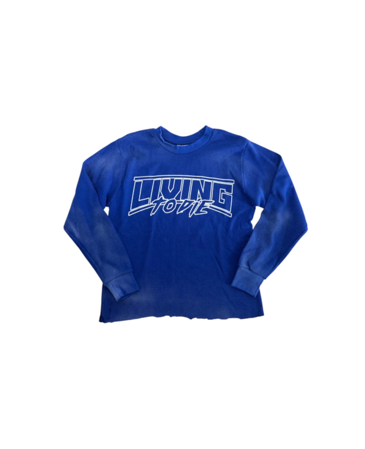 CIALDA DTF WAFFLE LONG SLEEVE (BLUE RASPBERRY)