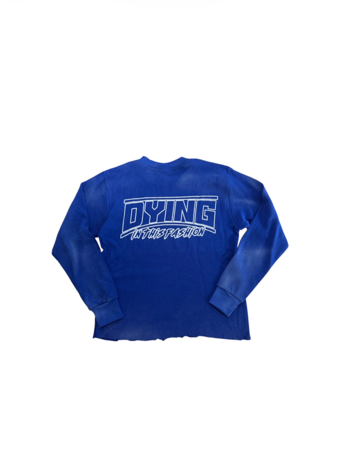 CIALDA DTF WAFFLE LONG SLEEVE (BLUE RASPBERRY)